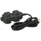 2+2 way IP20 Multisocket 1,5m cable 3* 1,5mm